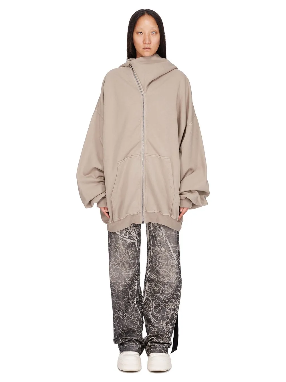 Drkshdw Concordians Megamountain In Dirty Pearl Furka Heavy Sweatshirt