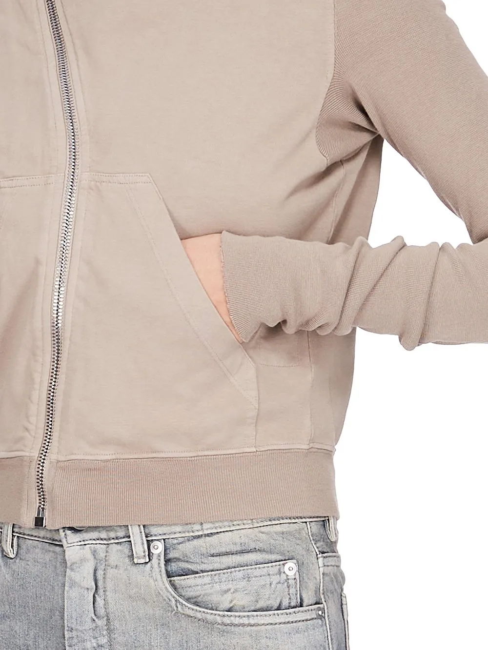 Drkshdw Concordians Mountain Sweat In Dirty Pearl Compact Heavy Jersey