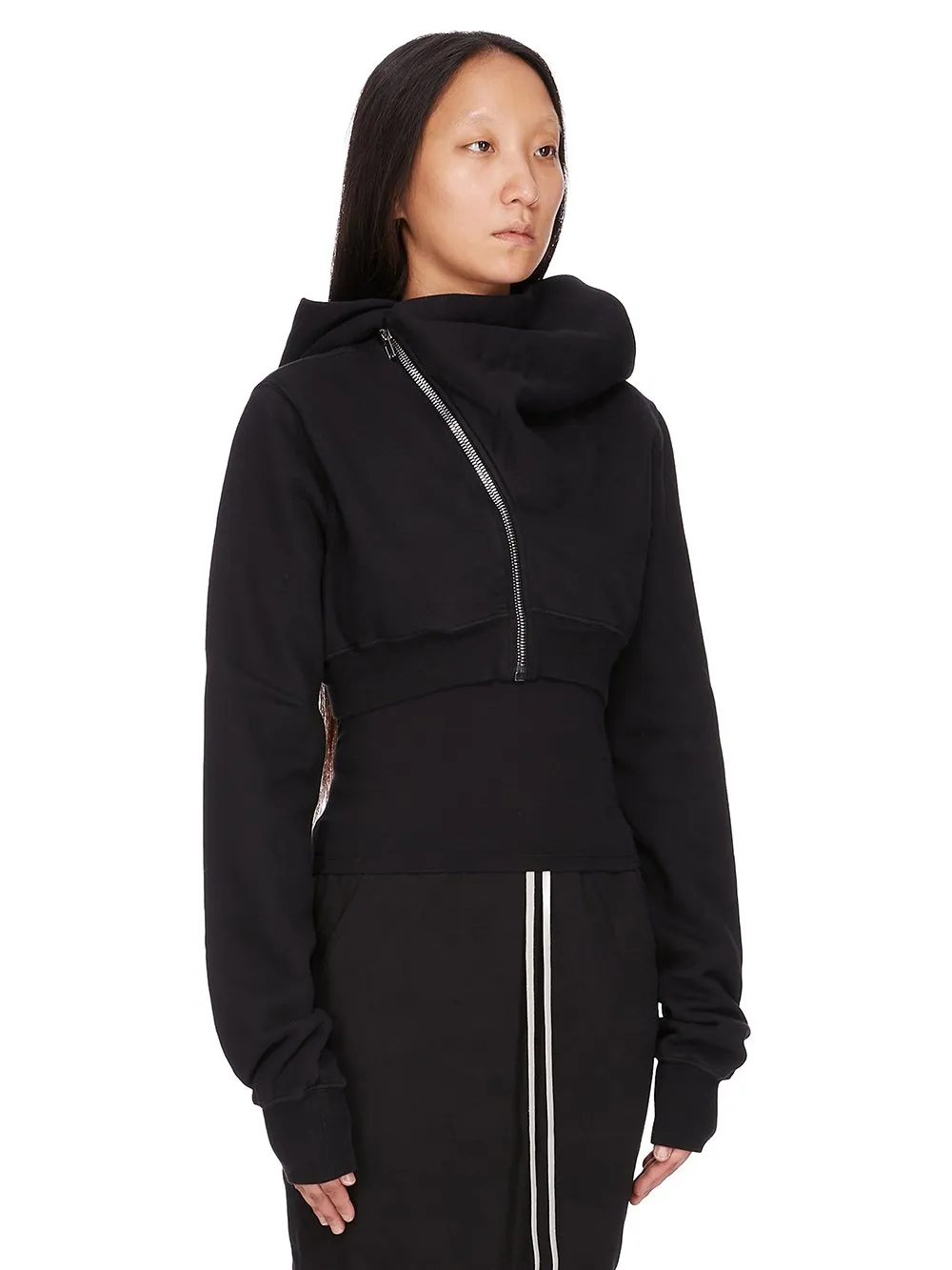 Drkshdw Concordians Micro Mountain Hoodie In Black Furka Heavy Sweatshirt