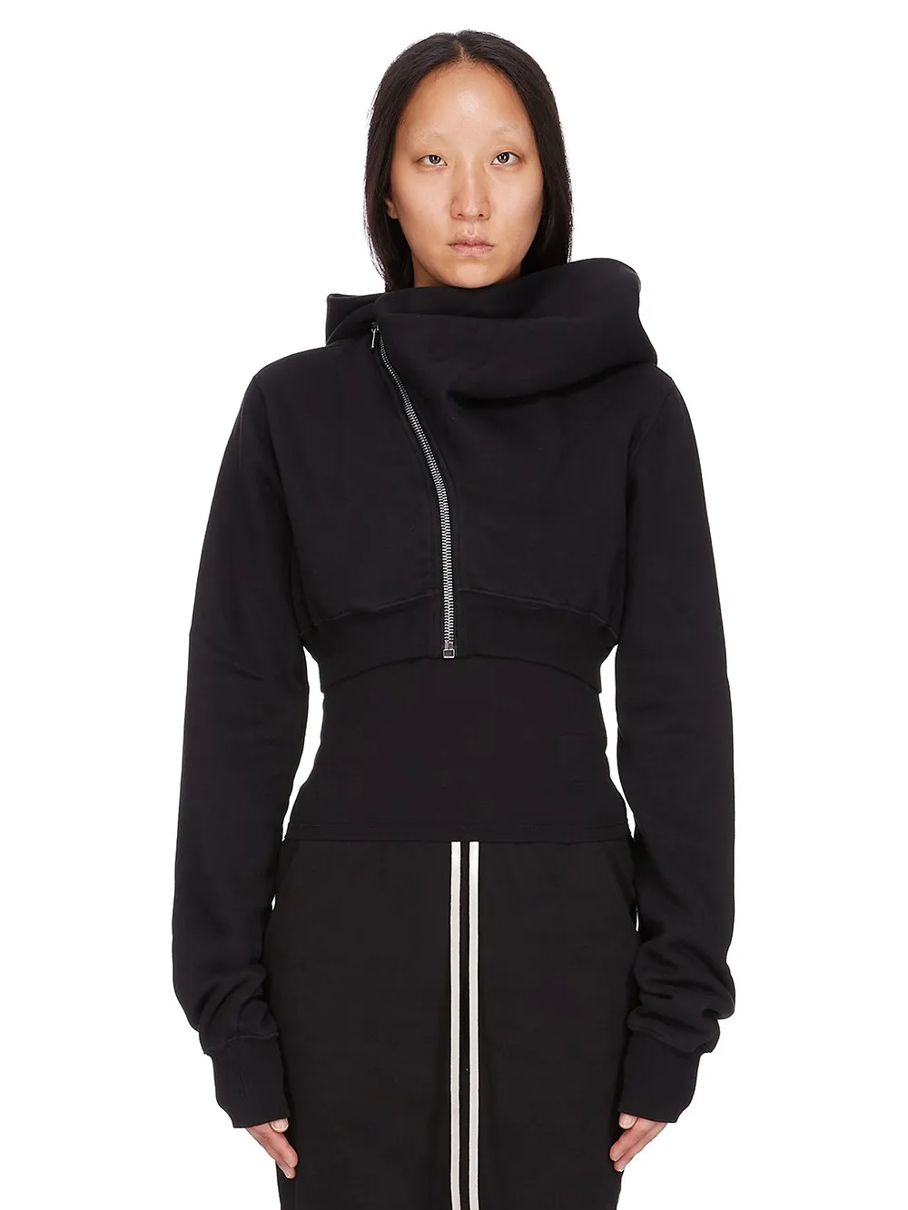 Drkshdw Concordians Micro Mountain Hoodie In Black Furka Heavy Sweatshirt