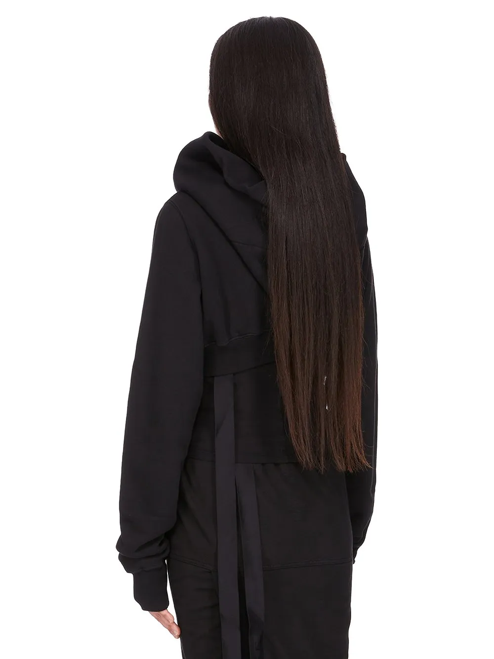 Drkshdw Concordians Micro Mountain Hoodie In Black Furka Heavy Sweatshirt