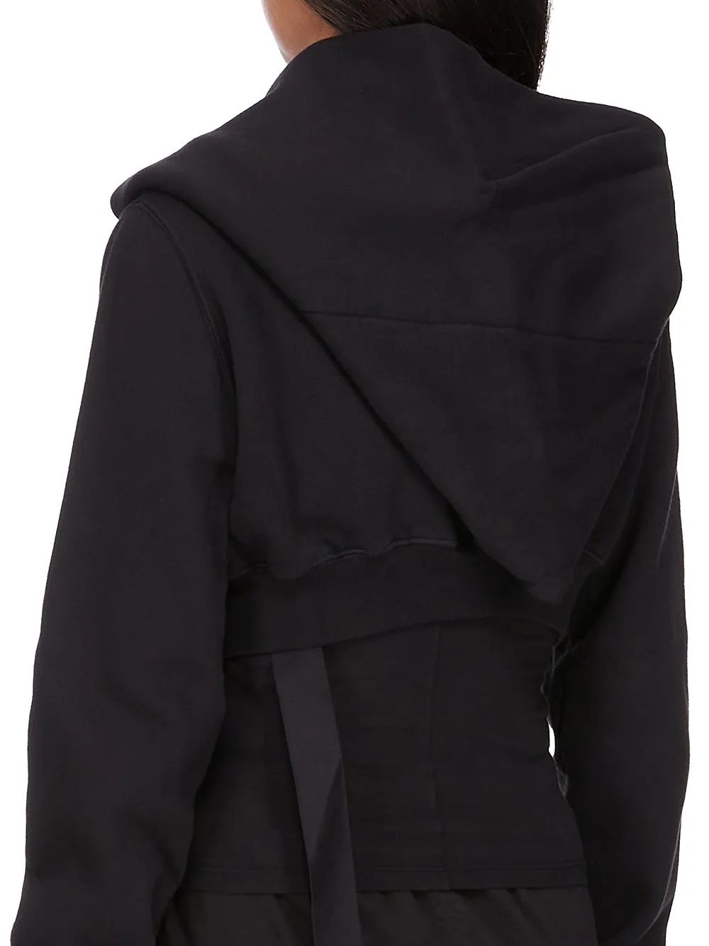 Drkshdw Concordians Micro Mountain Hoodie In Black Furka Heavy Sweatshirt