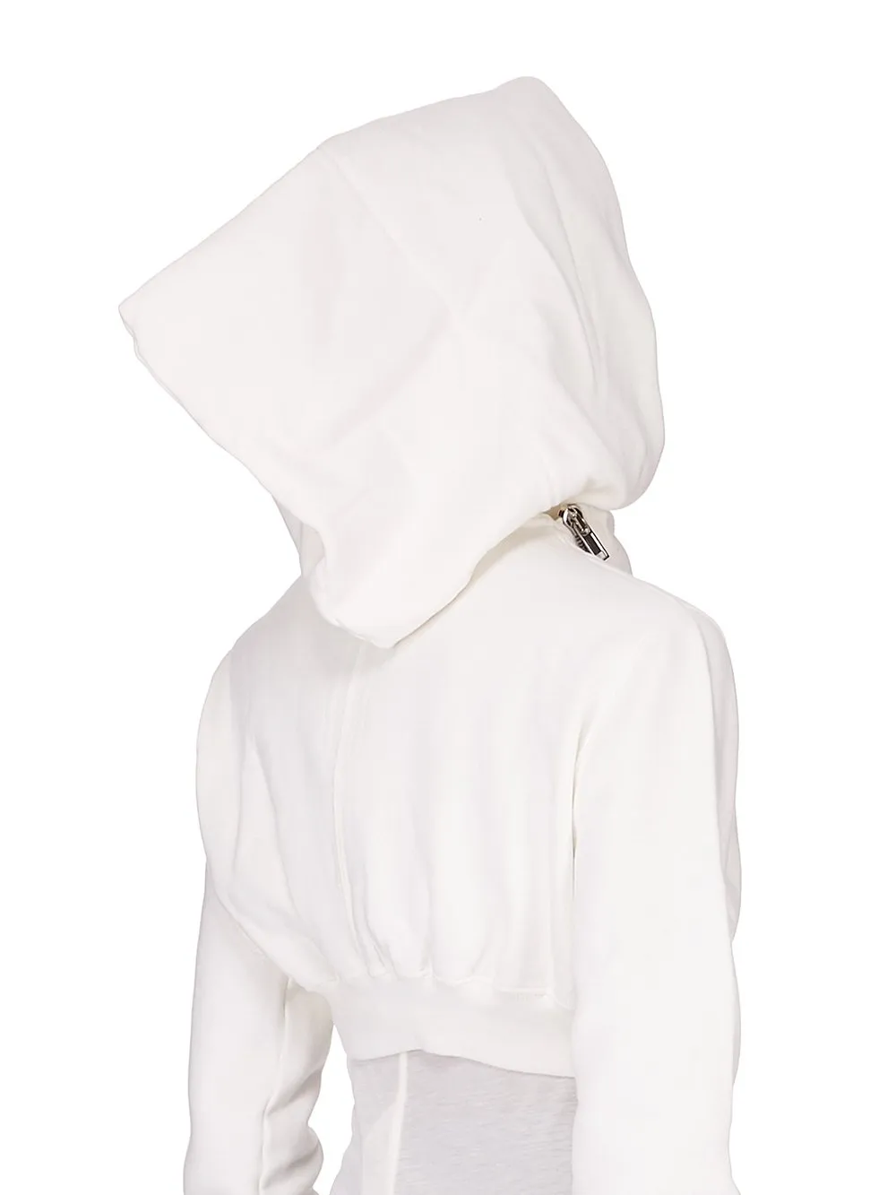 Drkshdw Concordians Micro Mountain Hoodie In Milk Furka Heavy Sweatshirt