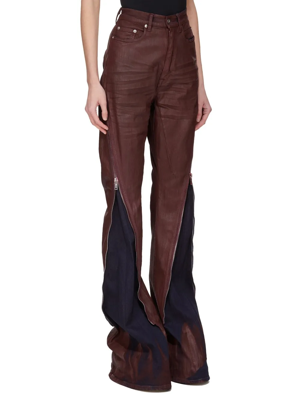 Drkshdw Concordians Bolan Banana In Scab Wax Stretch Denim