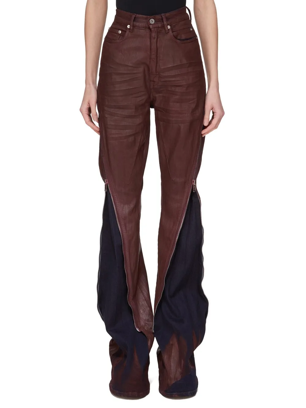 Drkshdw Concordians Bolan Banana In Scab Wax Stretch Denim