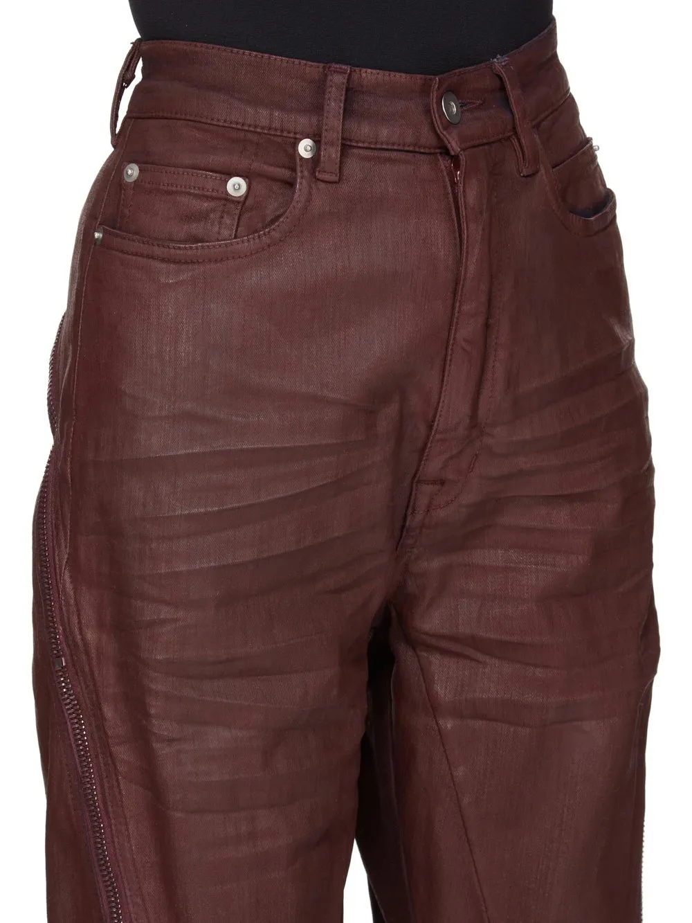 Drkshdw Concordians Bolan Banana In Scab Wax Stretch Denim