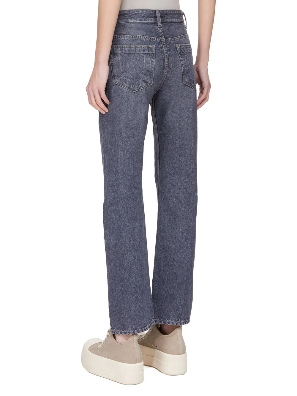 Drkshdw Concordians Fog Cut In 13Oz Stone Washed Grey Denim