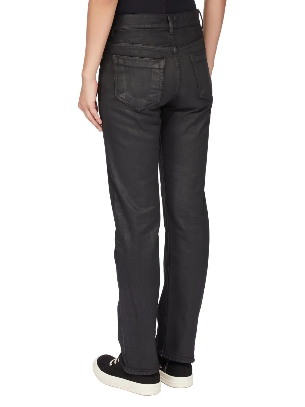 Drkshdw Concordians Fog Cut In 13Oz Black Wax Denim