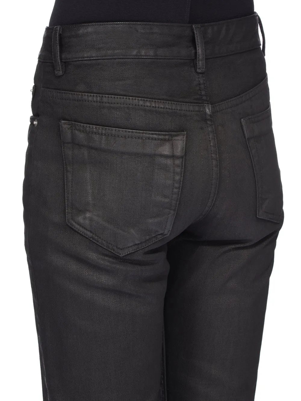 Drkshdw Concordians Fog Cut In 13Oz Black Wax Denim