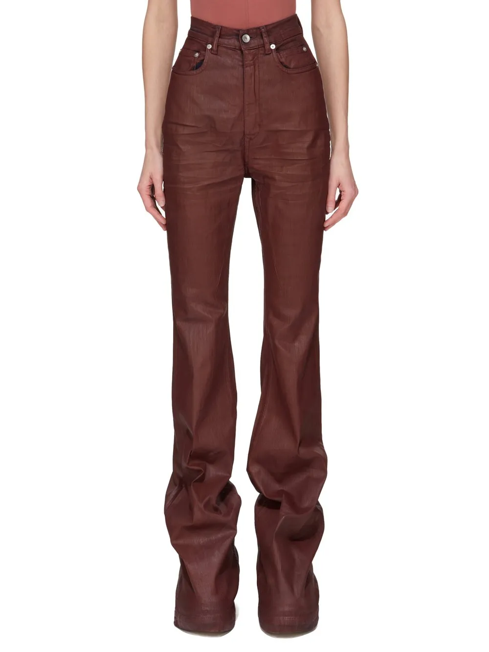 Drkshdw Concordians Bolan Bootcut In Scab Wax Stretch Denim