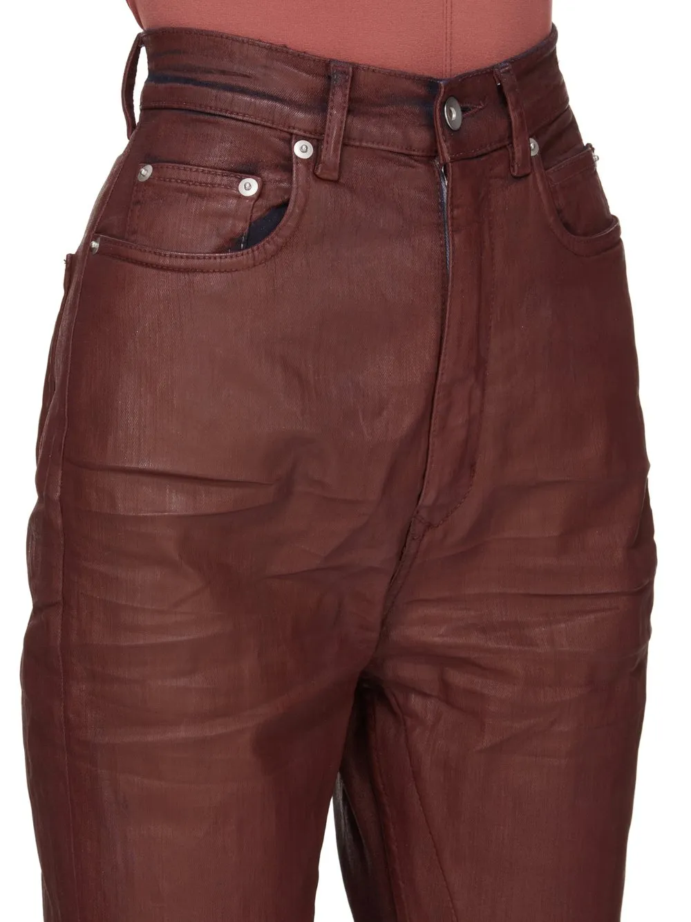 Drkshdw Concordians Bolan Bootcut In Scab Wax Stretch Denim