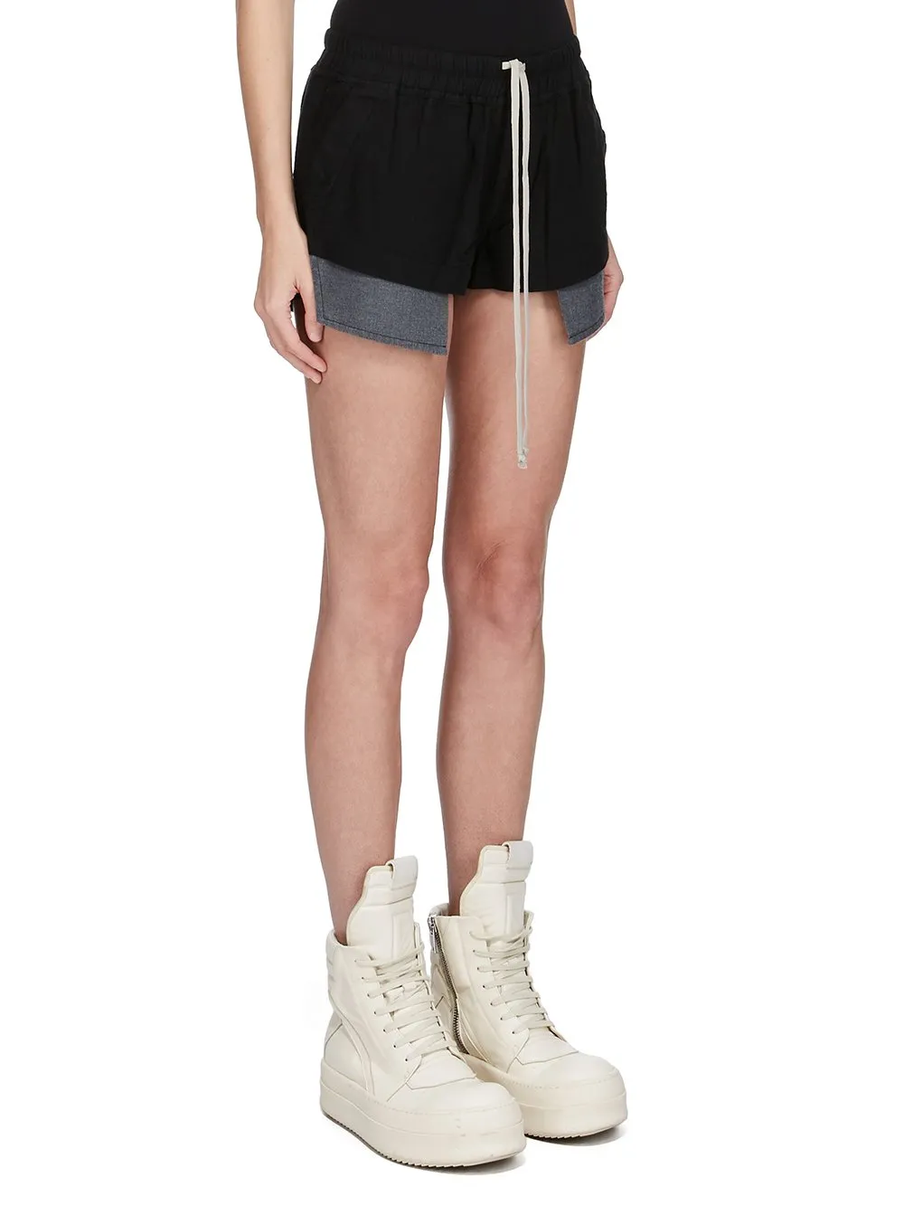 Drkshdw Concordians Fog Boxers In Black Light Flannel