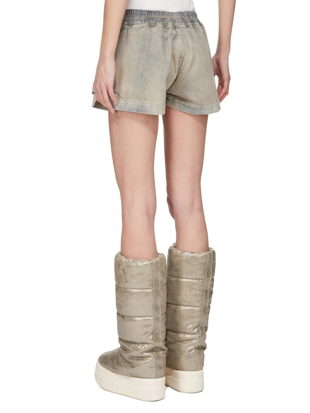 Drkshdw Concordians Fog Boxers In 13Oz Mineral Pearl Denim