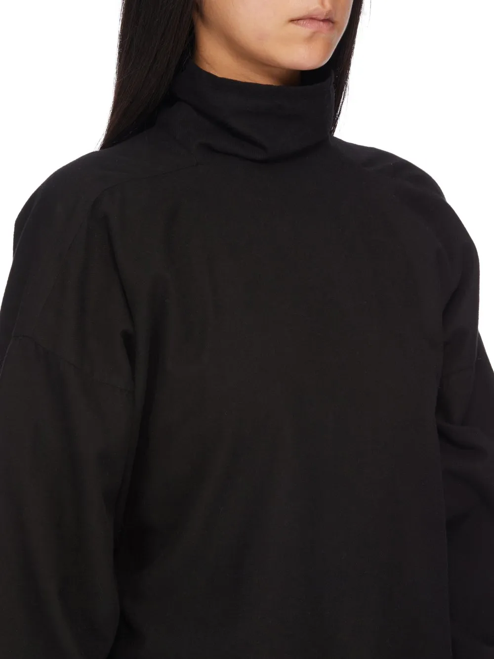 Drkshdw Concordians Jumbo Shirt In Black Light Flannel