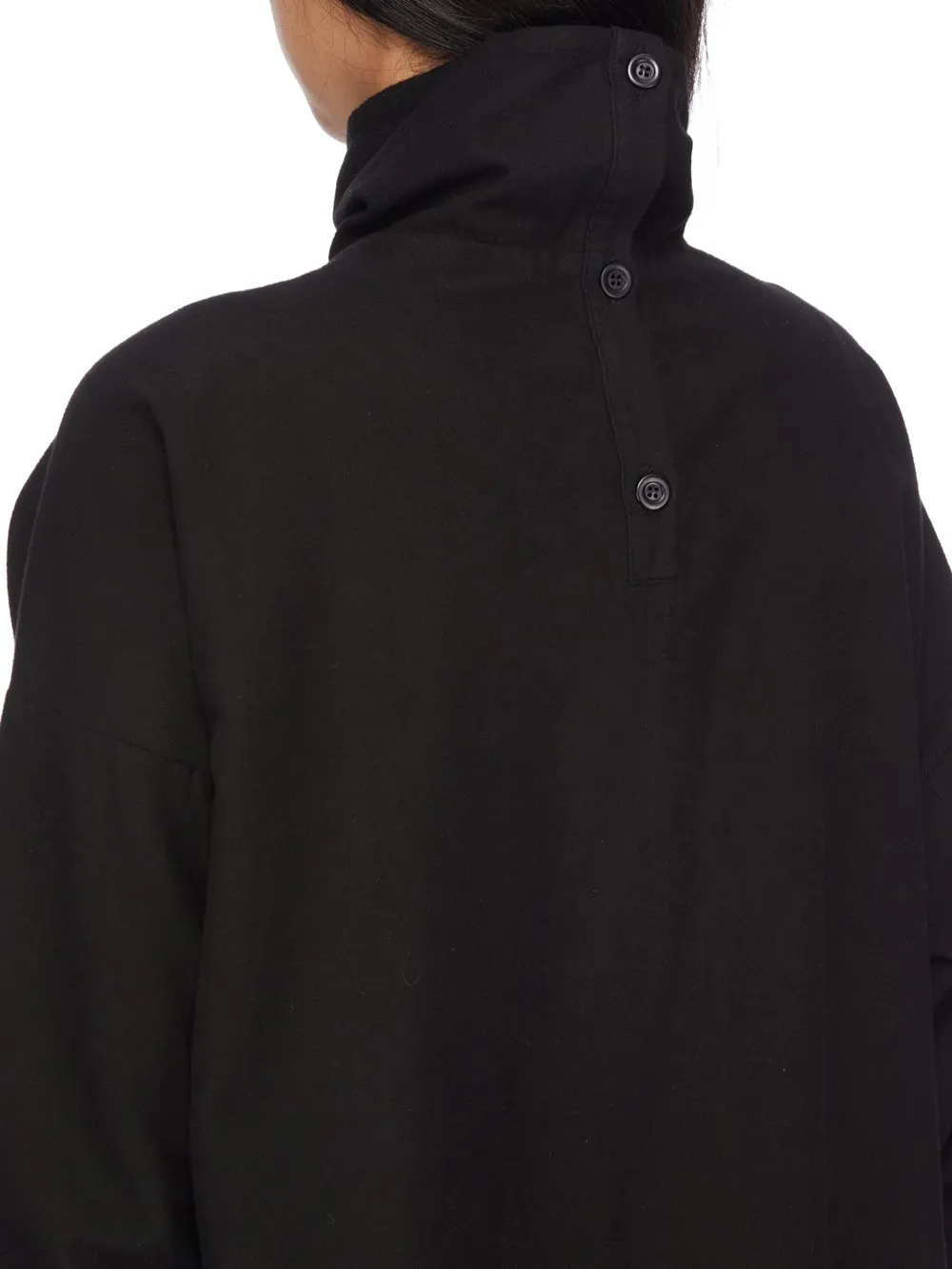 Drkshdw Concordians Jumbo Shirt In Black Light Flannel