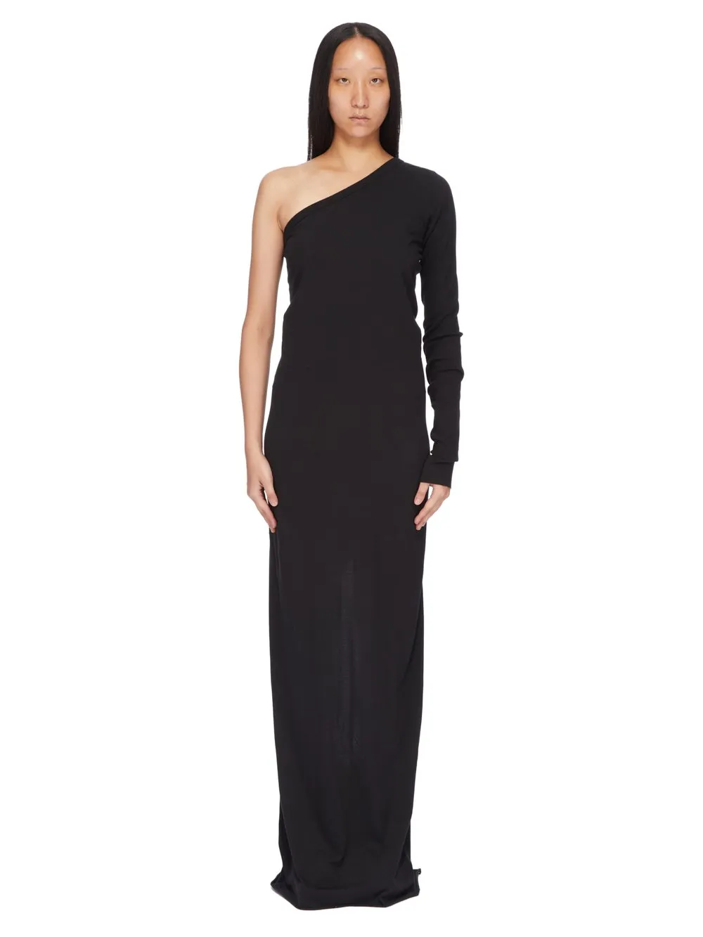 Drkshdw Concordians Ziggy Dress In Black Medium Weight Cotton Jersey