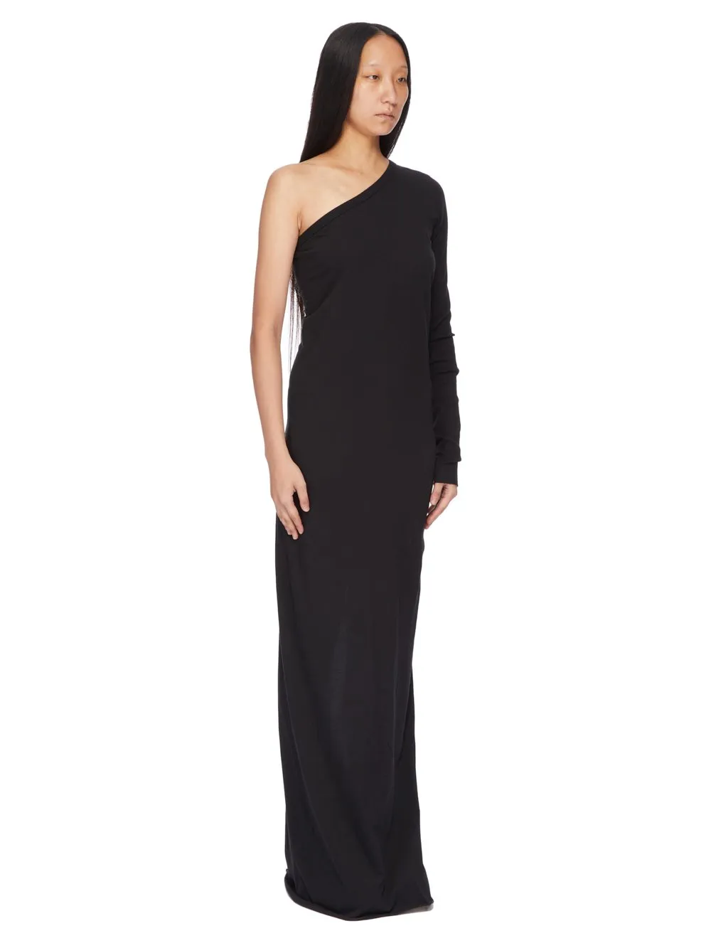 Drkshdw Concordians Ziggy Dress In Black Medium Weight Cotton Jersey
