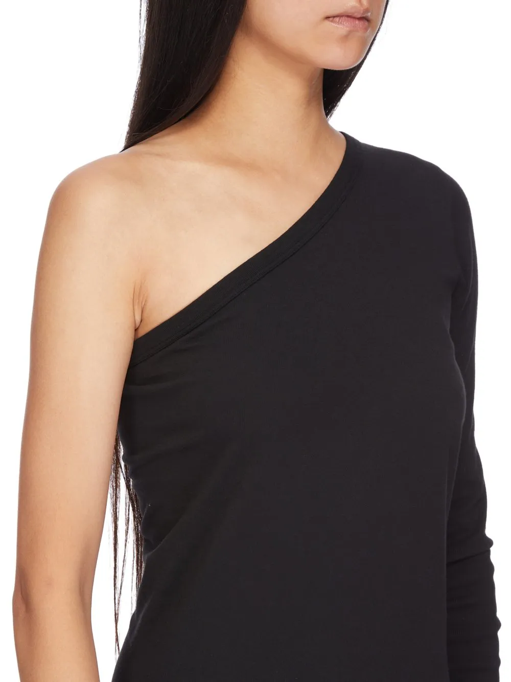 Drkshdw Concordians Ziggy Dress In Black Medium Weight Cotton Jersey