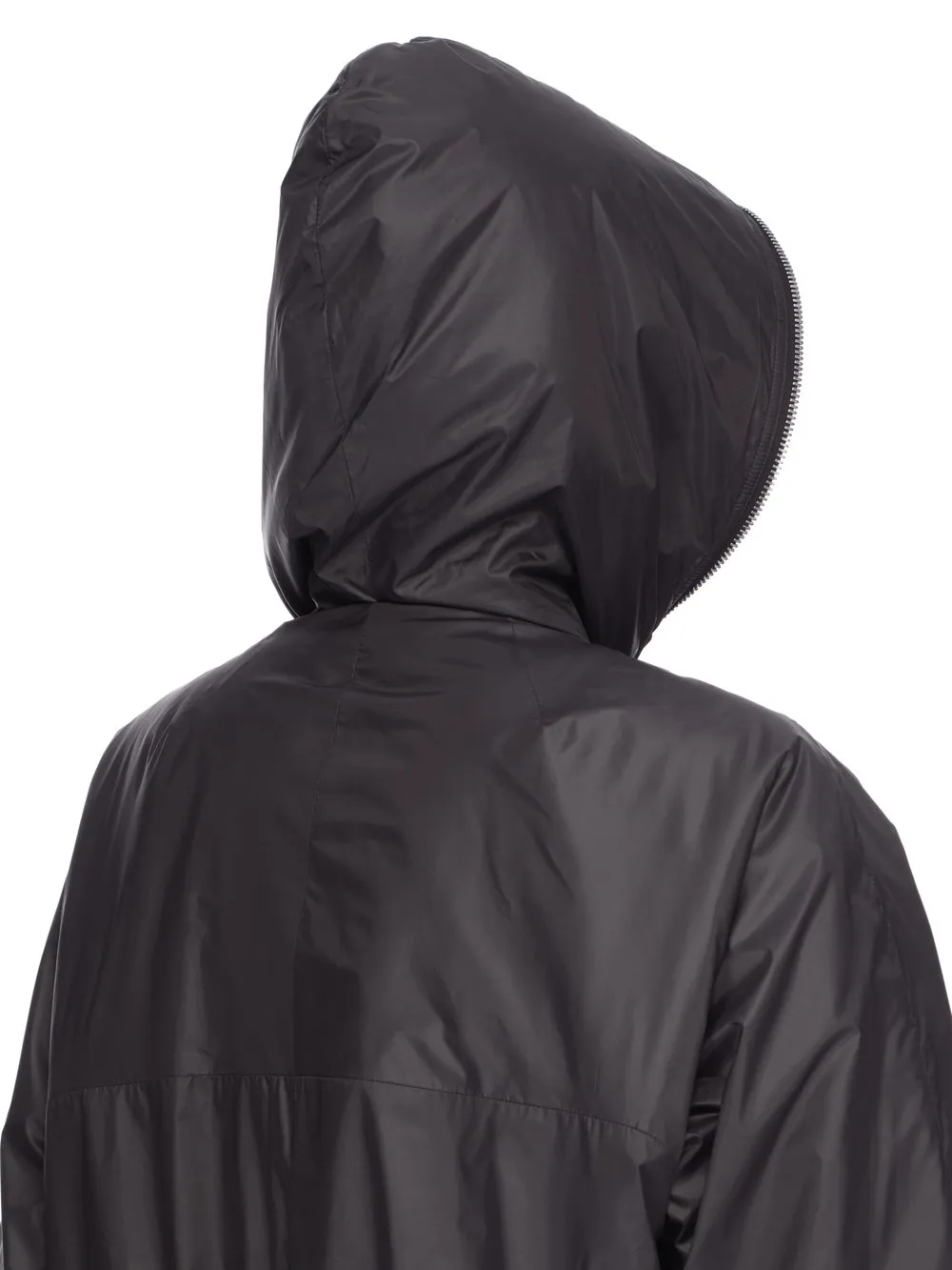 Drkshdw Concordians Selaed Windbreaker In Black Recycled Nylon.