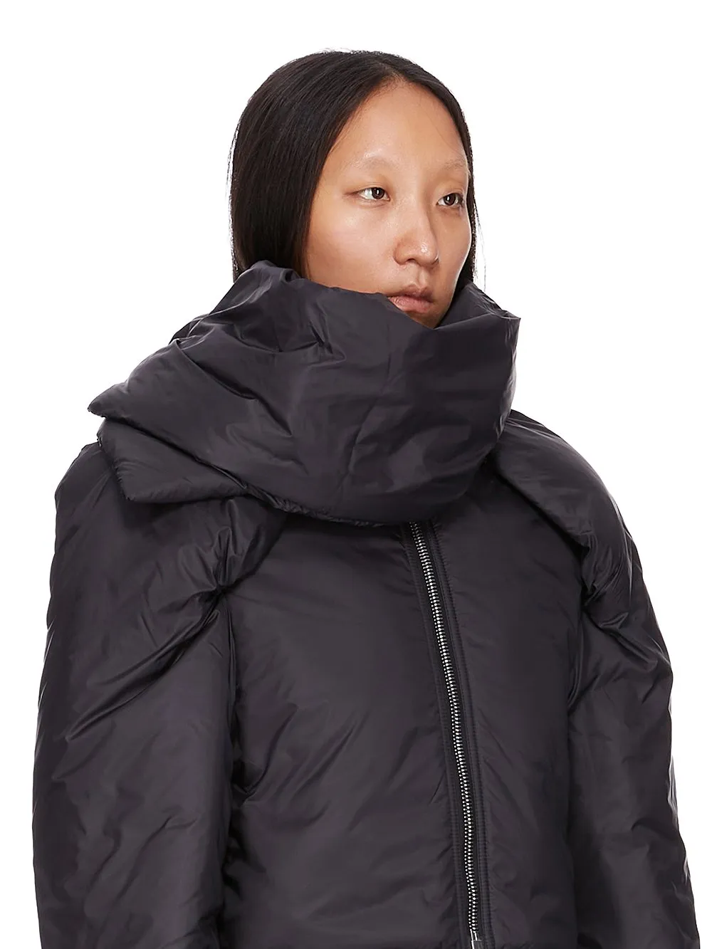 Drkshdw Concordians Covertible Jkt In Black Recycled Nylon
