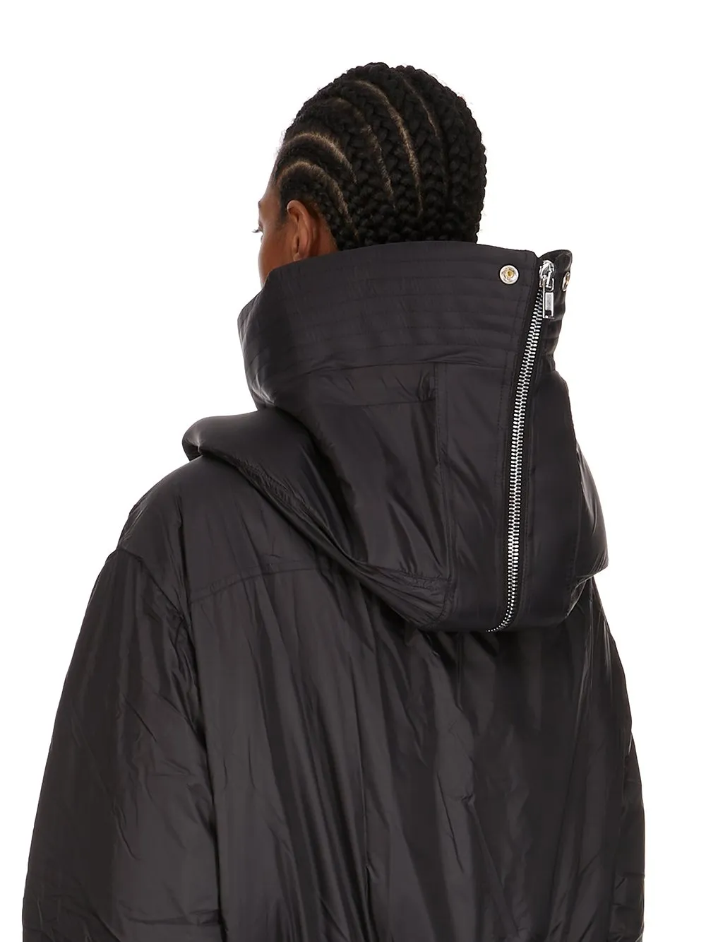 Drkshdw Concordians Cropped Alice Parka In Black Recycled Nylon