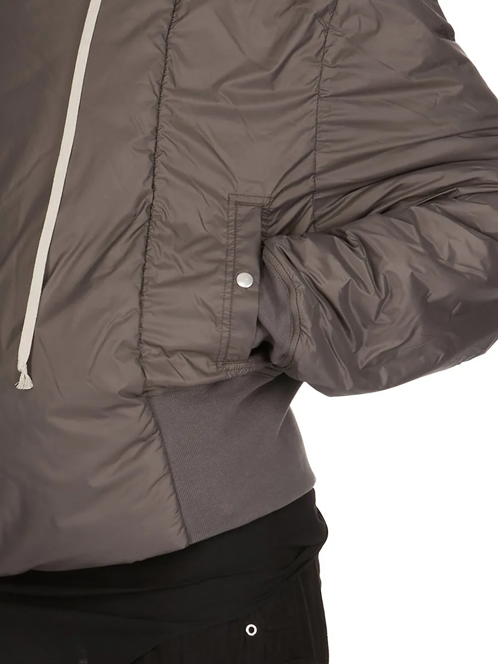 Drkshdw Concordians Cropped Alice Parka In Bronze Recycled Nylon