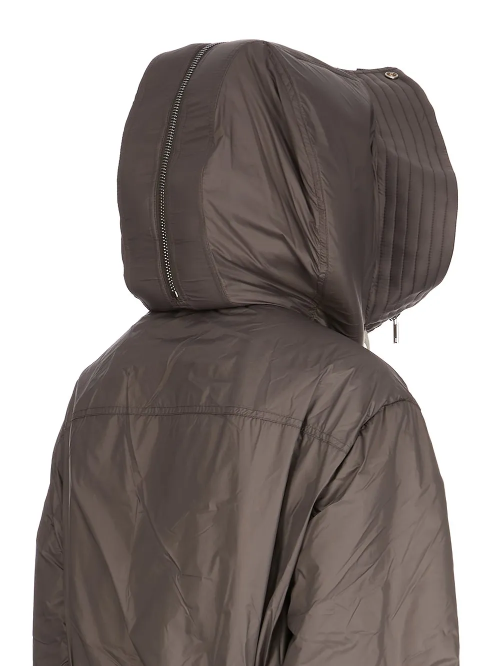 Drkshdw Concordians Cropped Alice Parka In Bronze Recycled Nylon