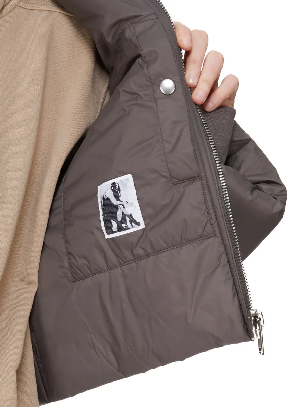 Drkshdw Concordians Covertible Jkt In Bronze Recycled Nylon