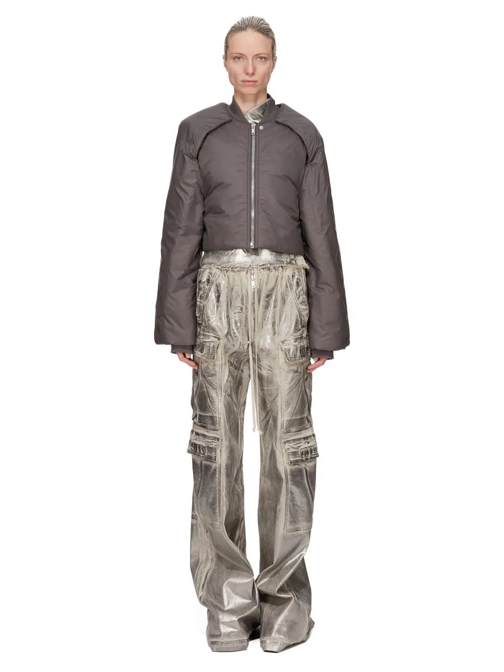 Drkshdw Concordians Covertible Jkt In Bronze Recycled Nylon