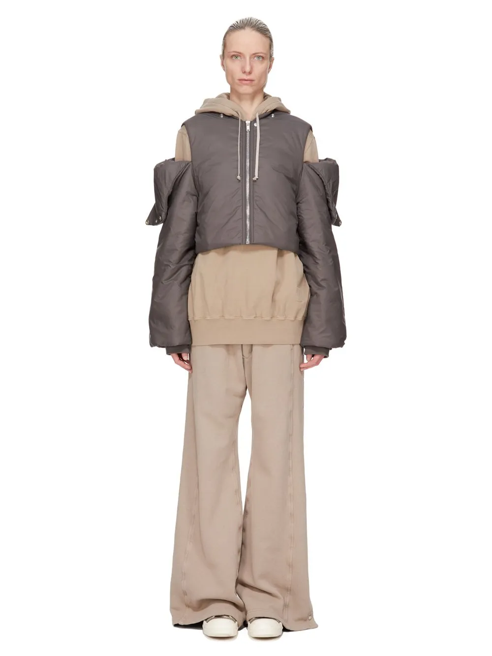 Drkshdw Concordians Covertible Jkt In Bronze Recycled Nylon