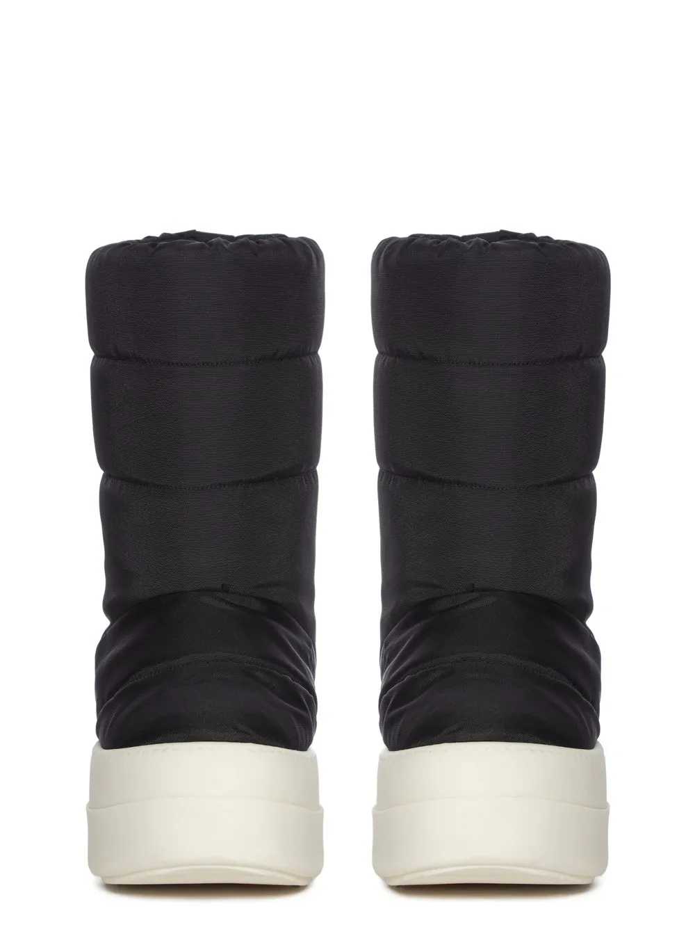 Drkshdw Concordians Mega Bumper Lunar In Black/Milk Nylon Canvas