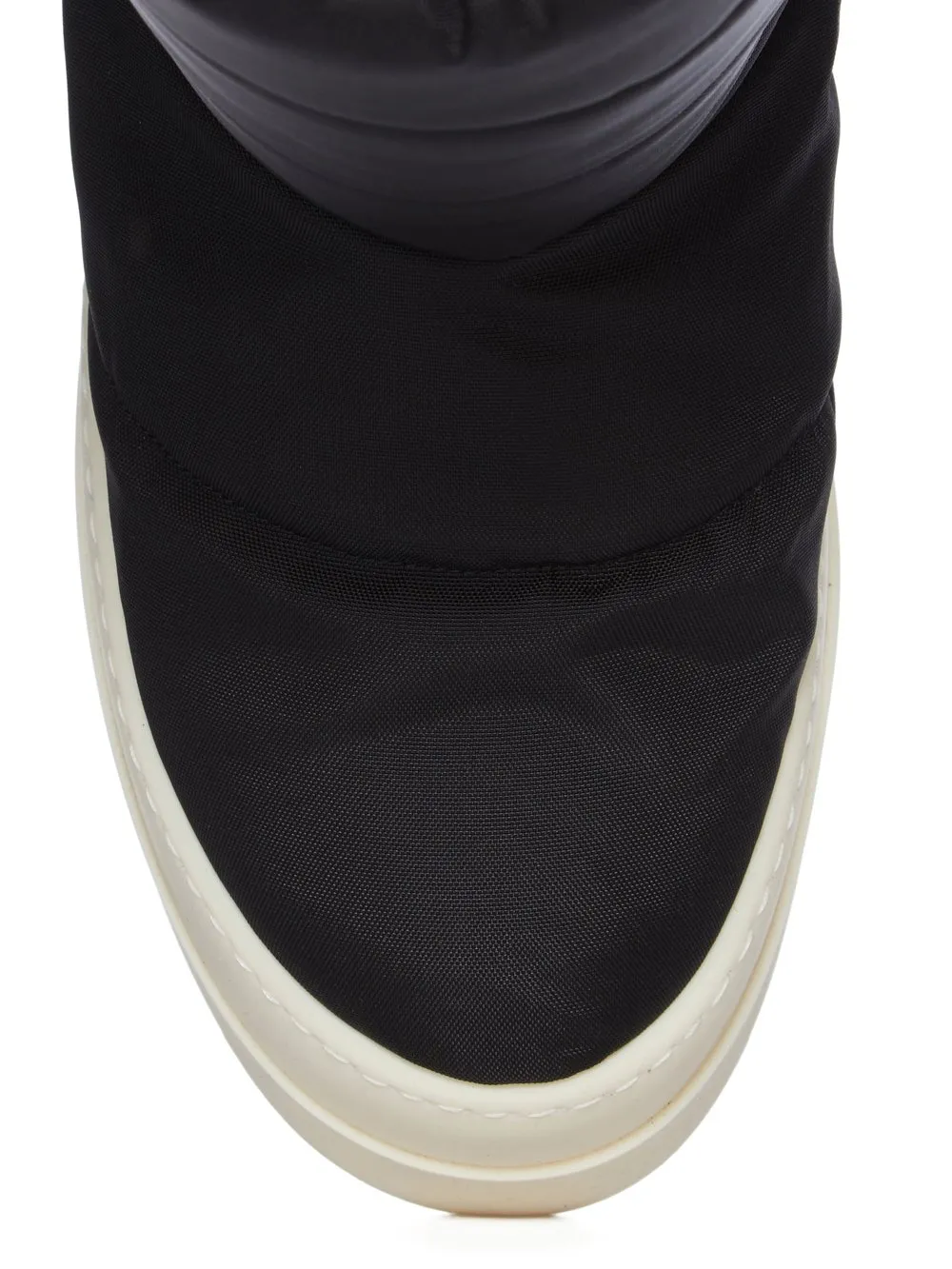 Drkshdw Concordians Mega Bumper Lunar In Black/Milk Nylon Canvas