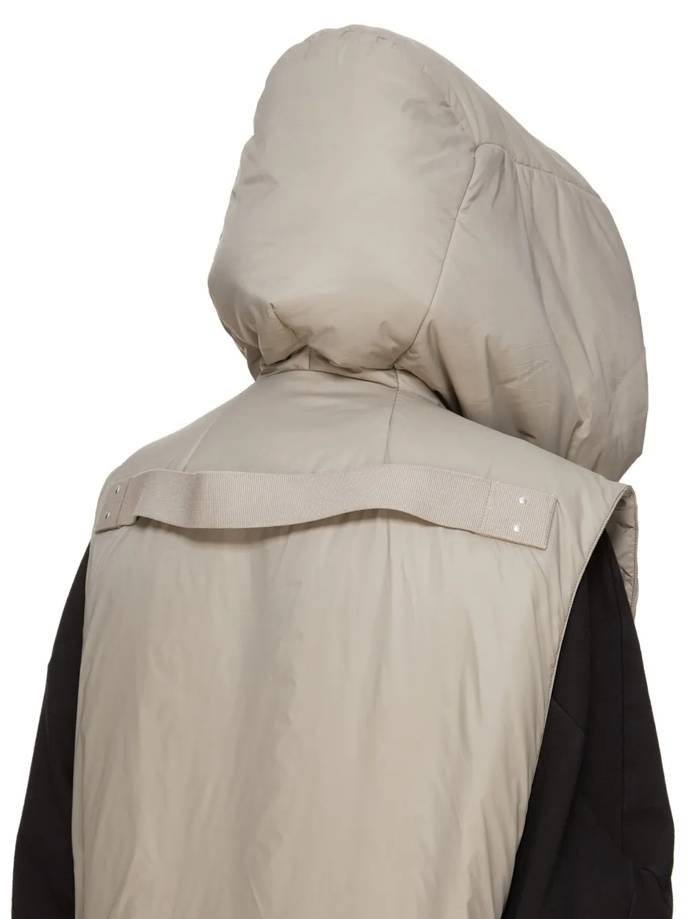 Drkshdw Concordians Hooded Liner In Dirty Pearl Recycled Nylon