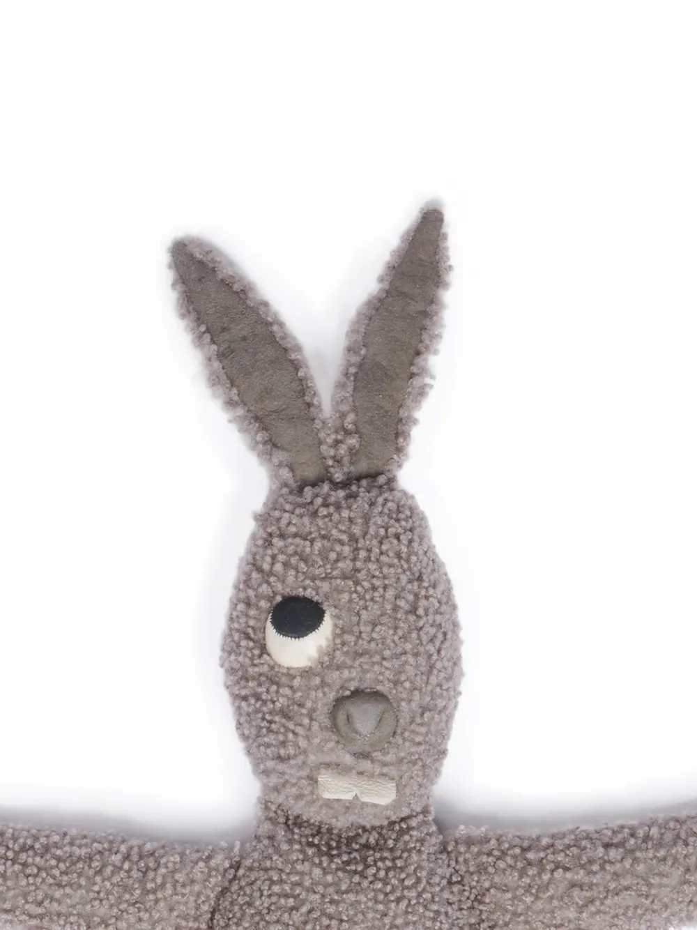 Rick Owens Hun Bunny In Dark Dust Lamb Shearling