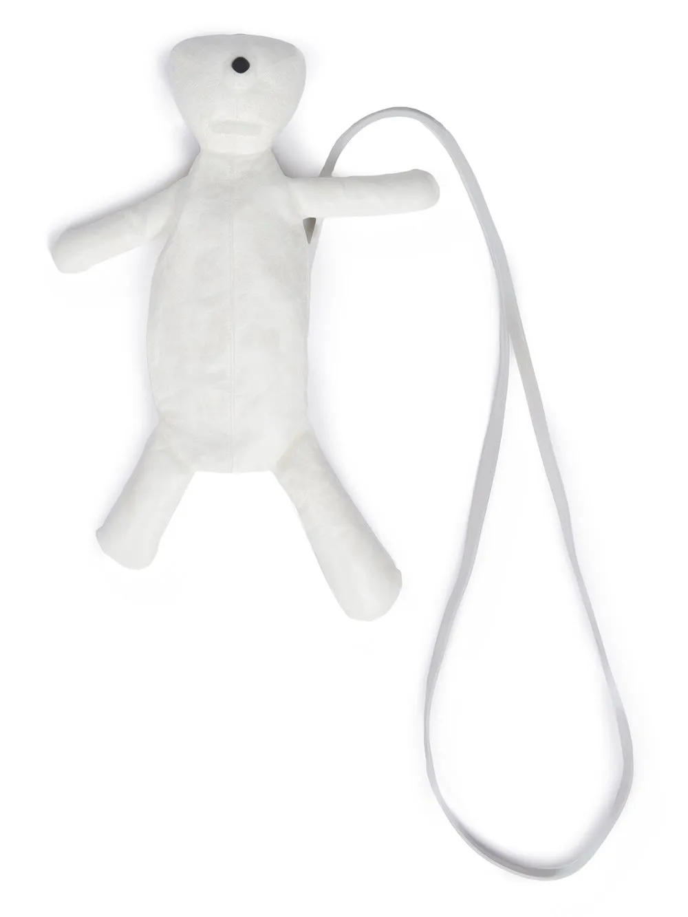 Rick Owens Hun Cyclop In Chalk White Lamb Leather