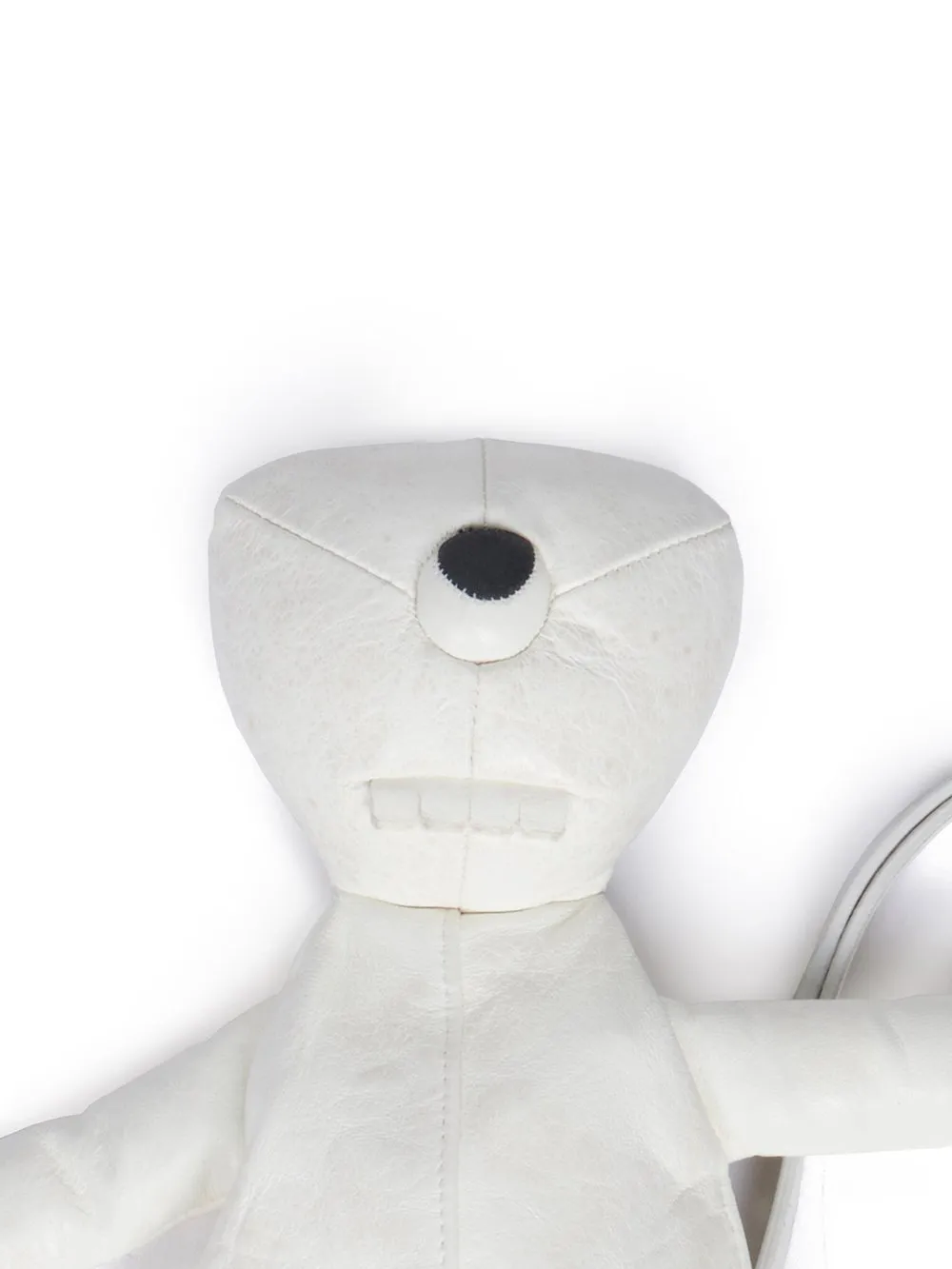 Rick Owens Hun Cyclop In Chalk White Lamb Leather