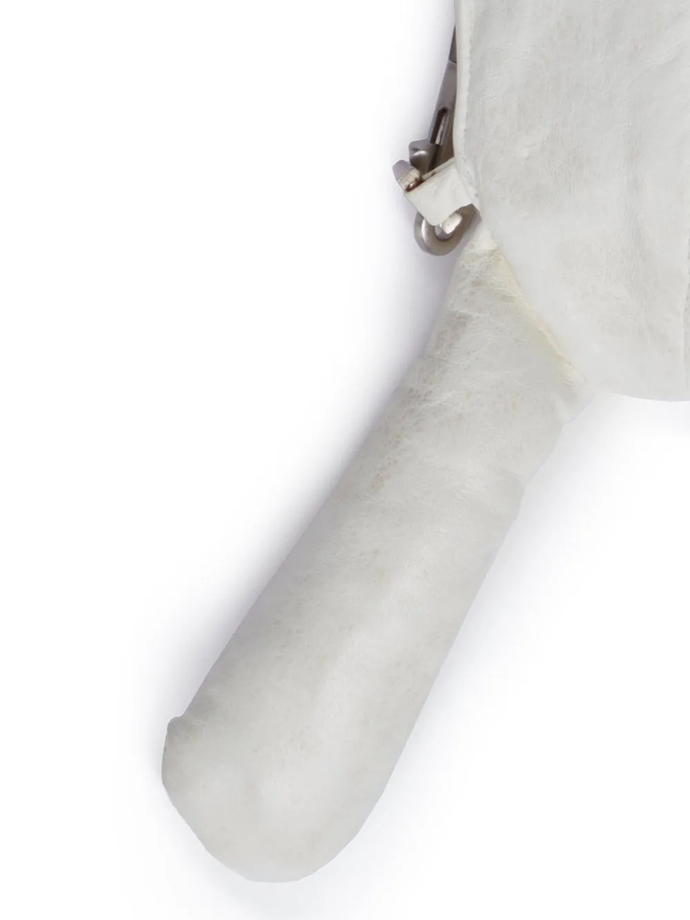 Rick Owens Hun Cyclop In Chalk White Lamb Leather