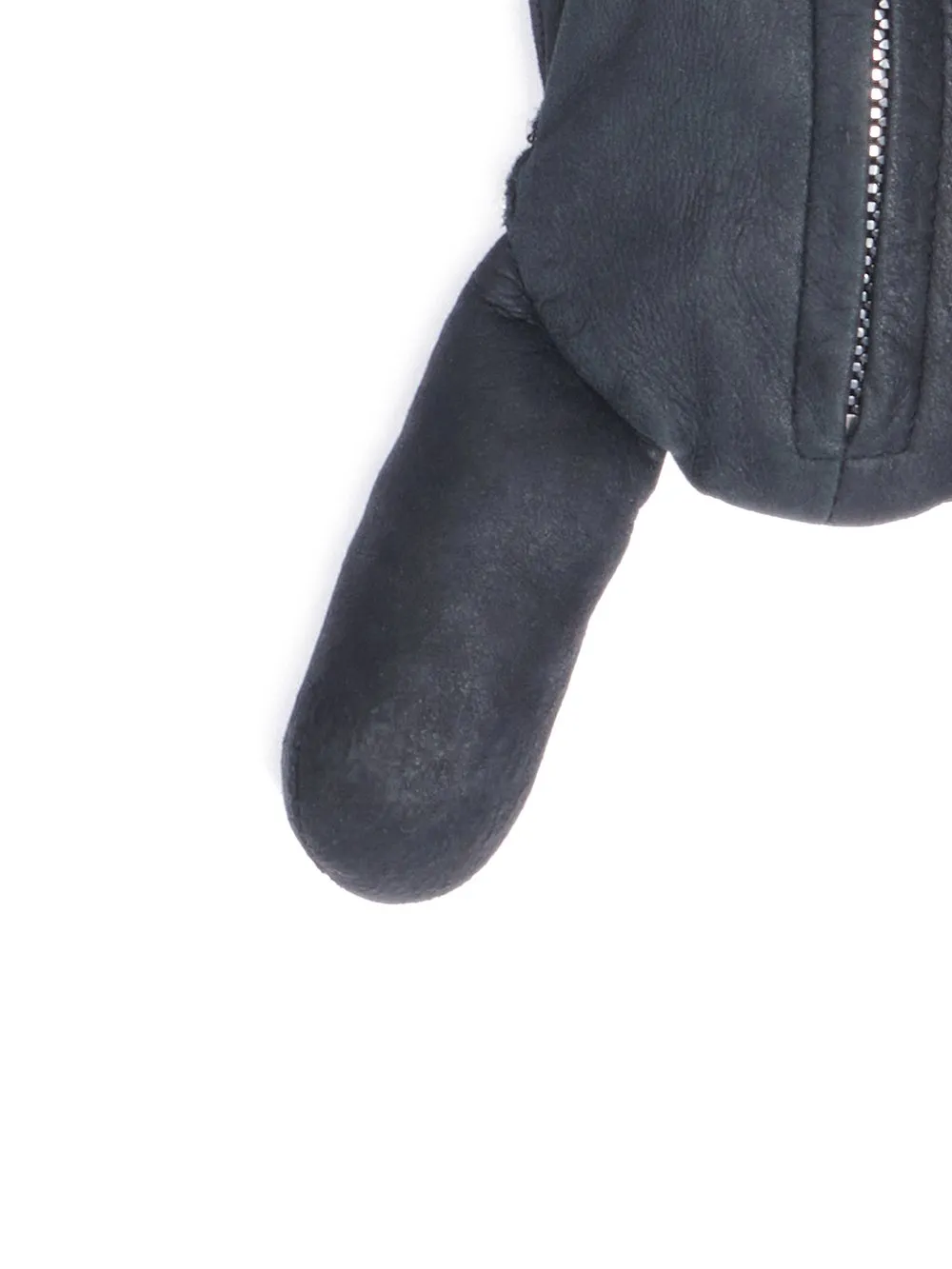 Rick Owens Hun Cyclop In Black Lamb Leather
