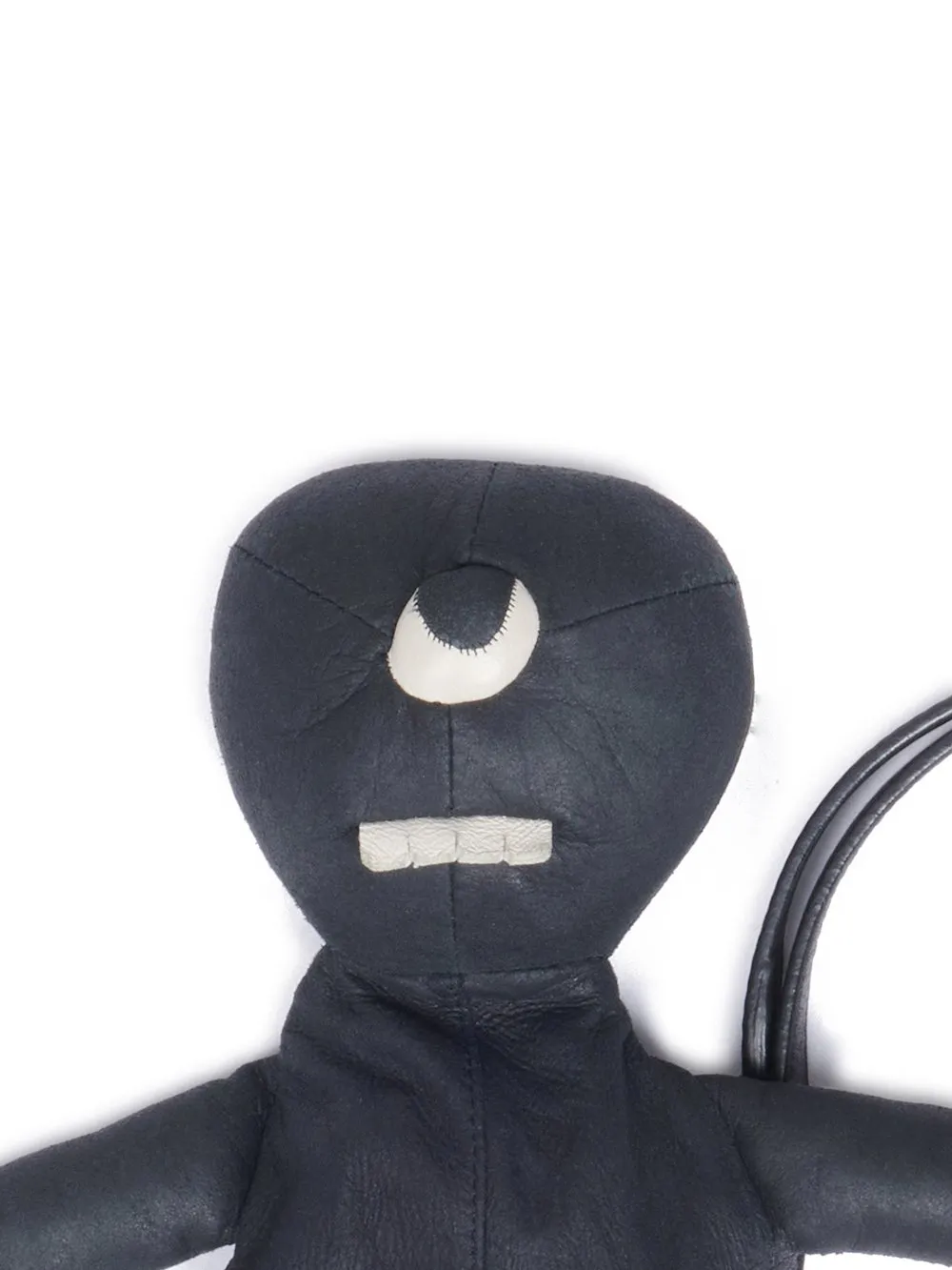 Rick Owens Hun Cyclop In Black Lamb Leather