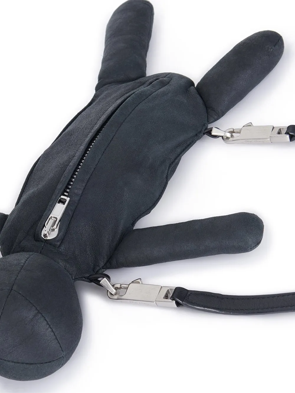 Rick Owens Hun Cyclop In Black Lamb Leather