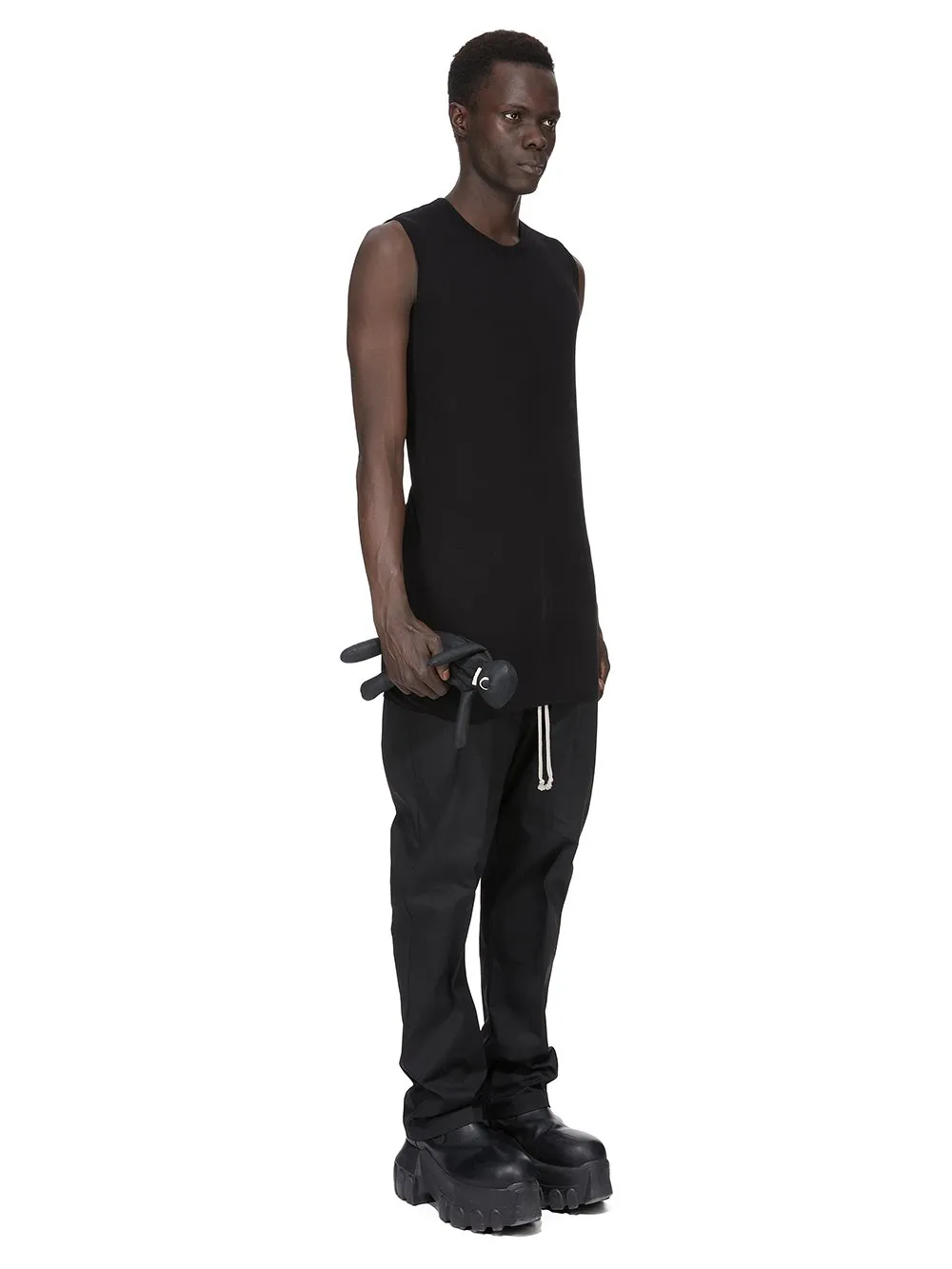 Rick Owens Hun Cyclop In Black Lamb Leather