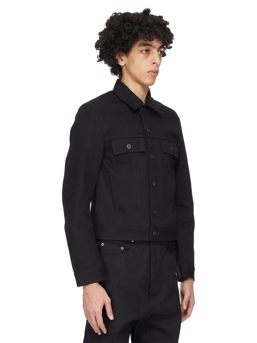 Drkshdw Concordians Trucker Jkt In 16Oz Black Denim