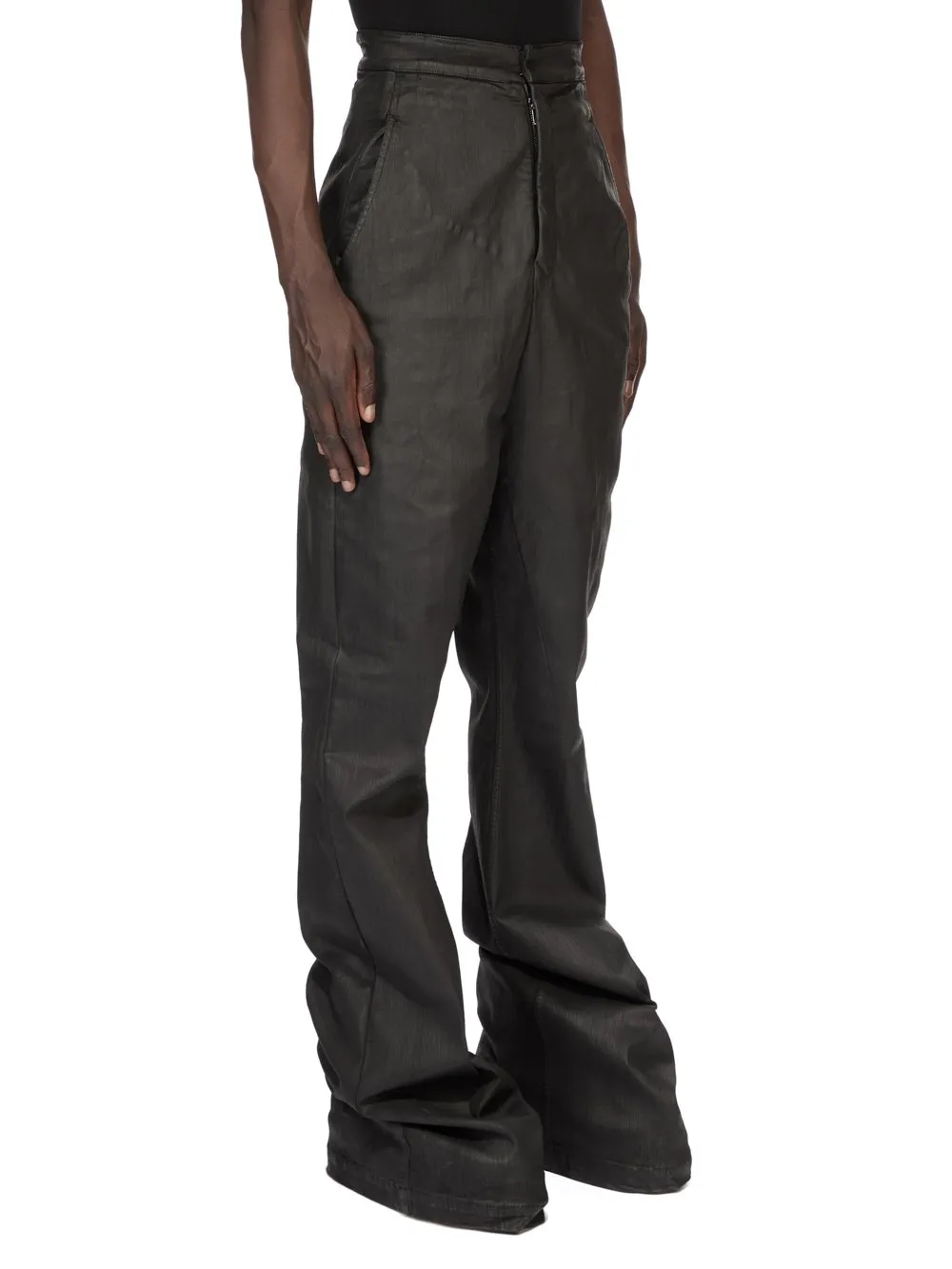 Drkshdw Temple Dirt Bolan In Deep Black Stretch Denim