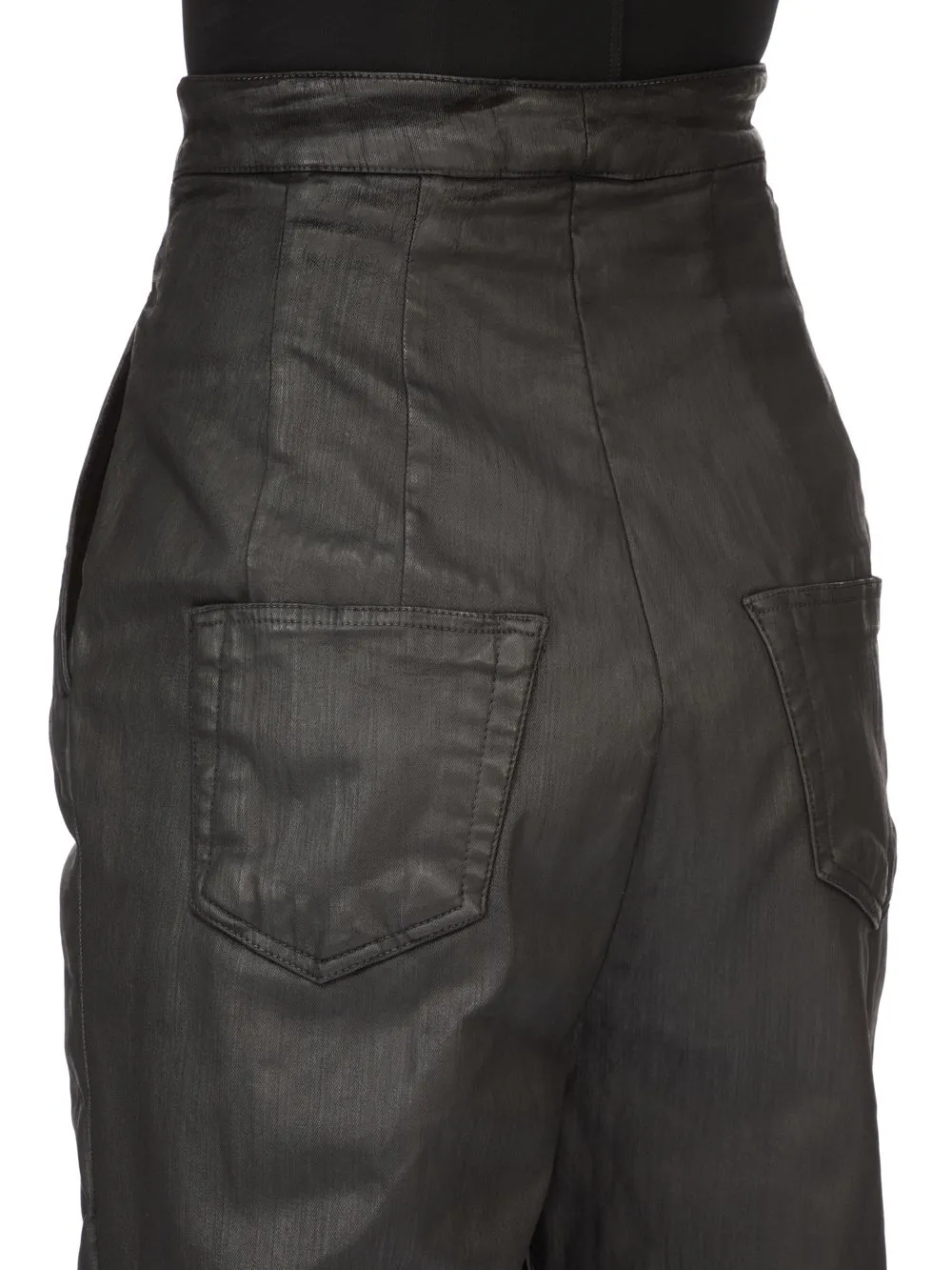 Drkshdw Temple Dirt Bolan In Deep Black Stretch Denim