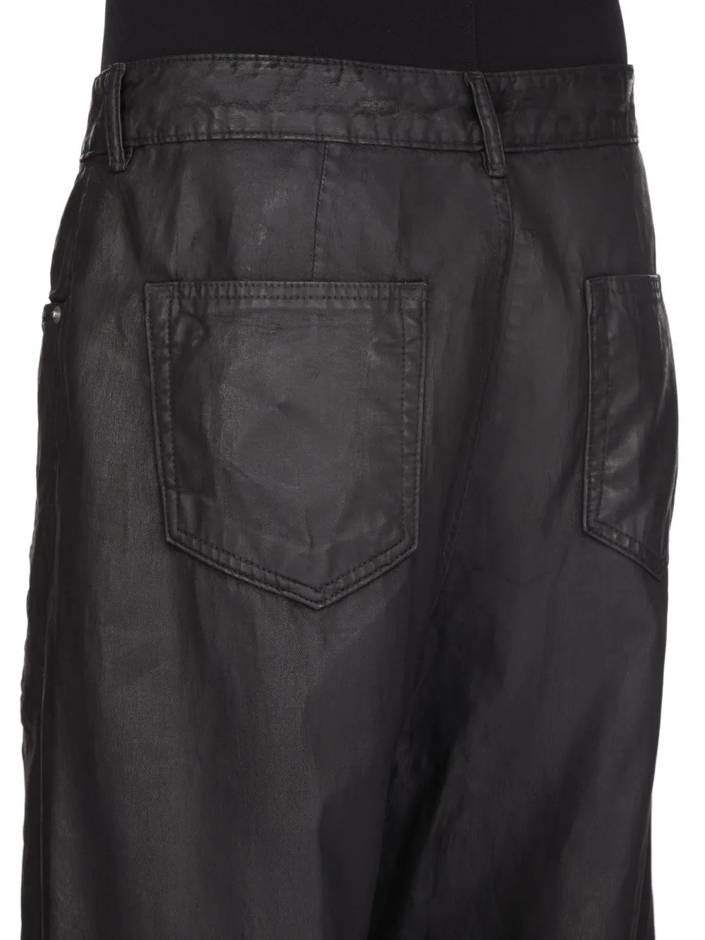 Drkshdw Temple Geth Jeans In Black 8Oz Deep Black Denim