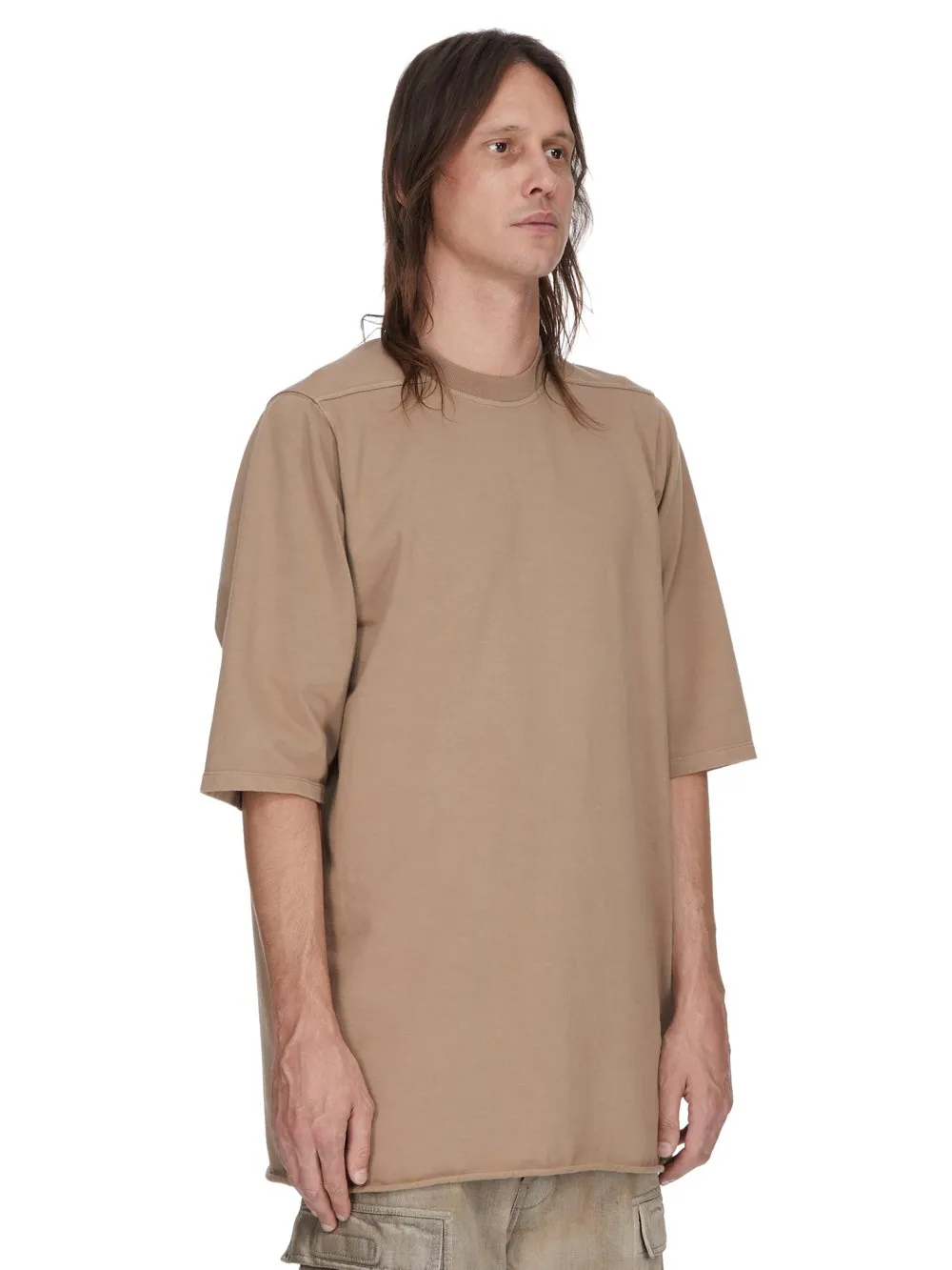 Drkshdw Temple Jumbo Ss T In Flesh Compact Heavy Jersey