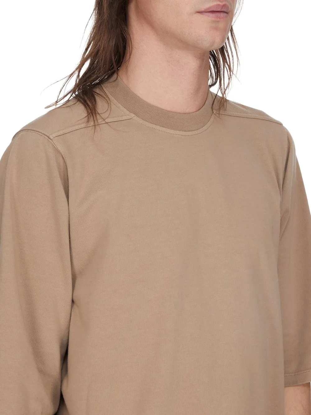 Drkshdw Temple Jumbo Ss T In Flesh Compact Heavy Jersey