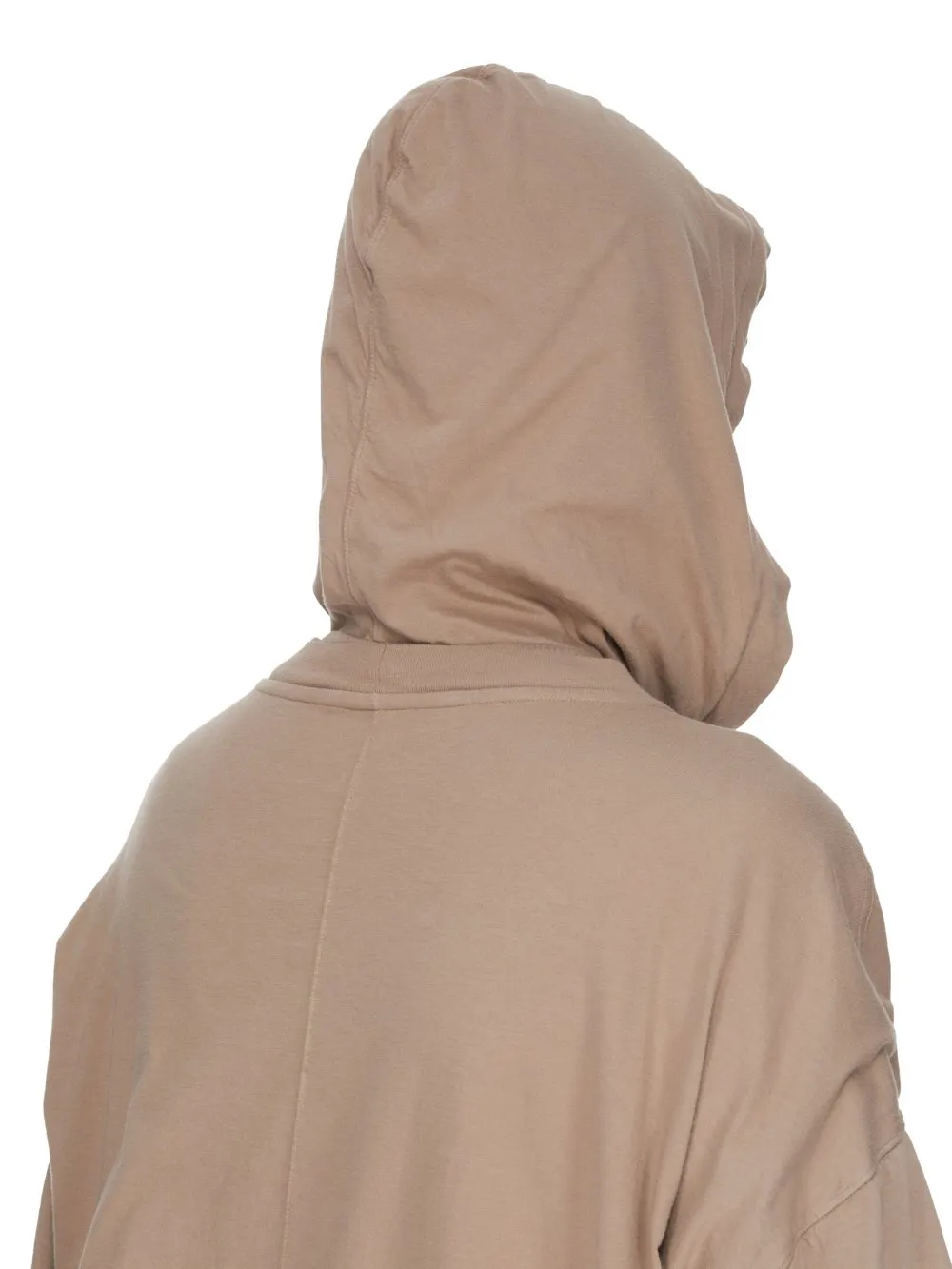 Drkshdw Temple Tommy Hustler Hoodie In Flesh Medium Weight Cotton Jersey