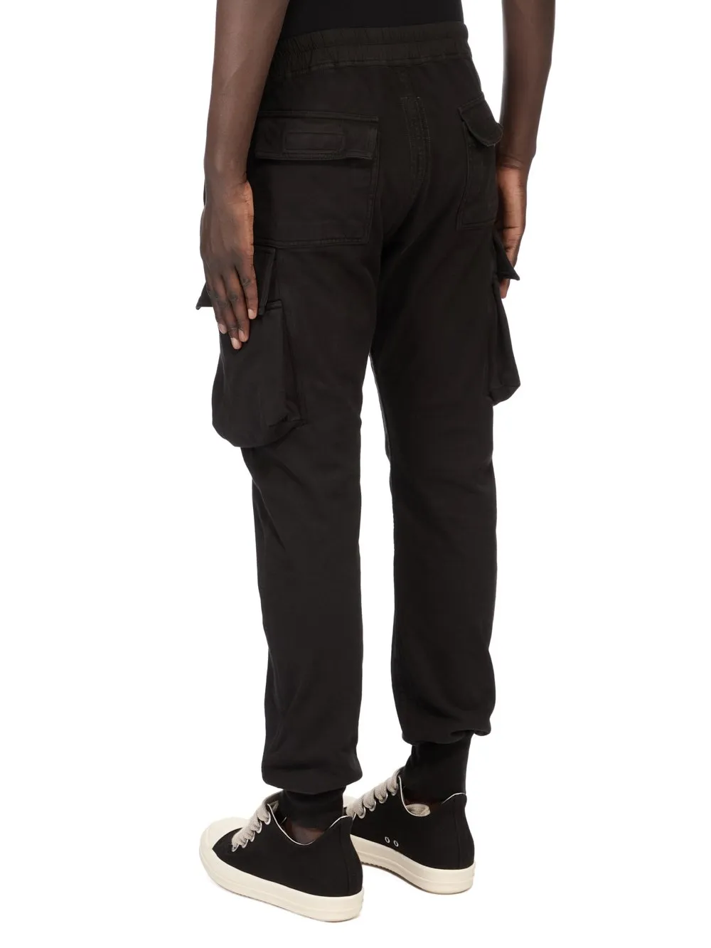 Drkshdw Temple Mastodon Cut In Deep Black Stretch Denim