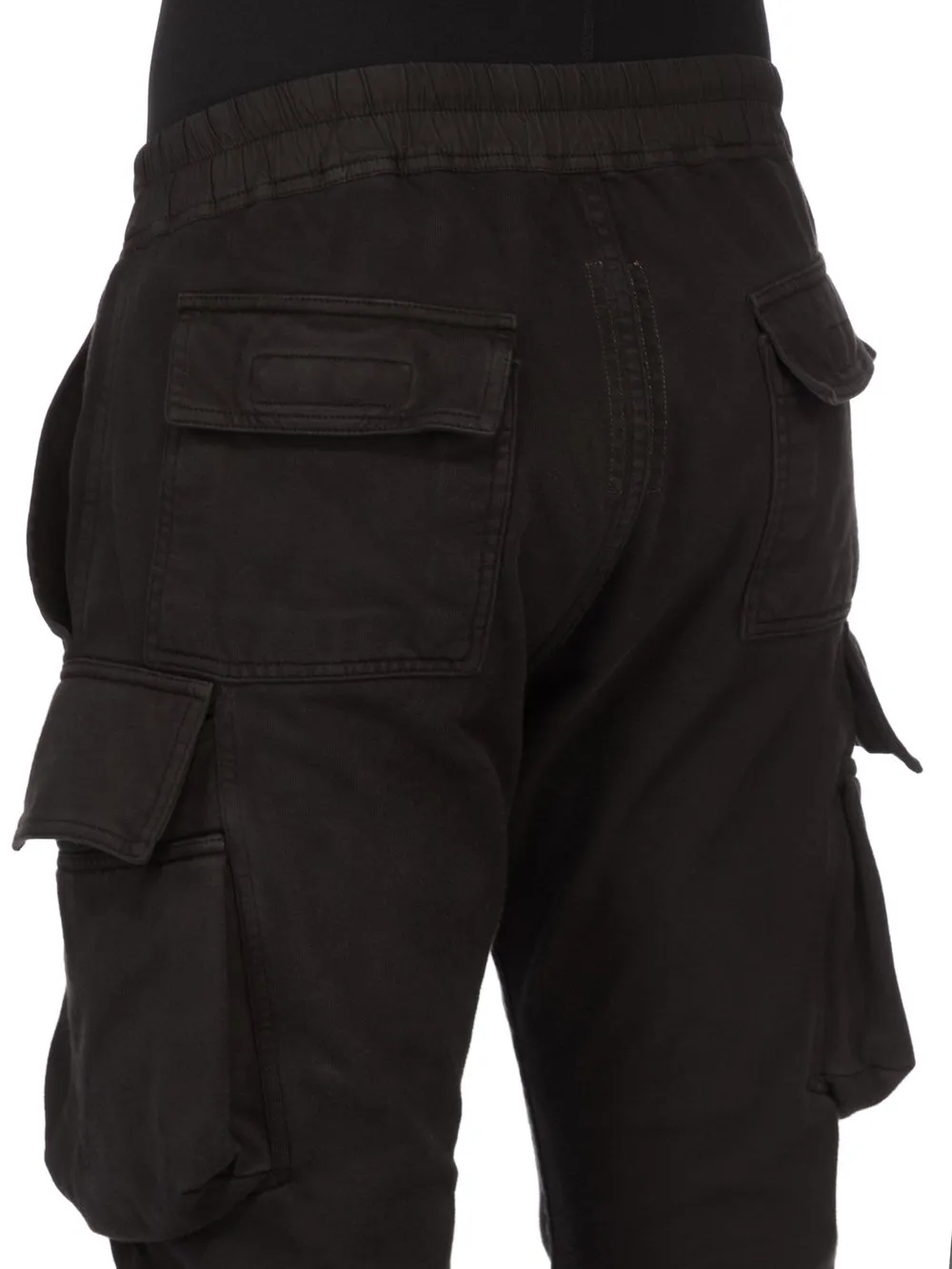 Drkshdw Temple Mastodon Cut In Deep Black Stretch Denim